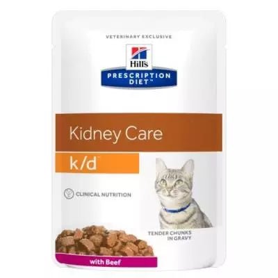 Hill's Science Plan - Hill'S Gatto Prescription Diet Kidney Care Manzo Multipack 85gr x 12 - Animalmania Store