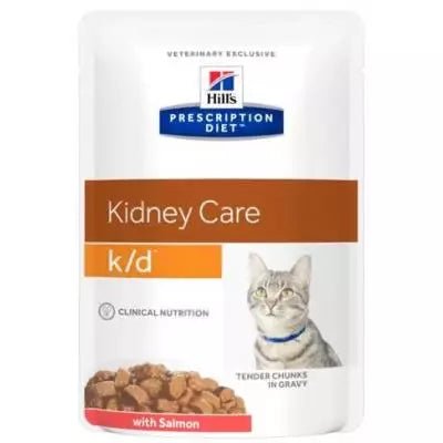 Hill's Science Plan - Hill'S Gatto Prescription Diet Kidney Care Salmone Multipack 85gr x 12 - Animalmania Store