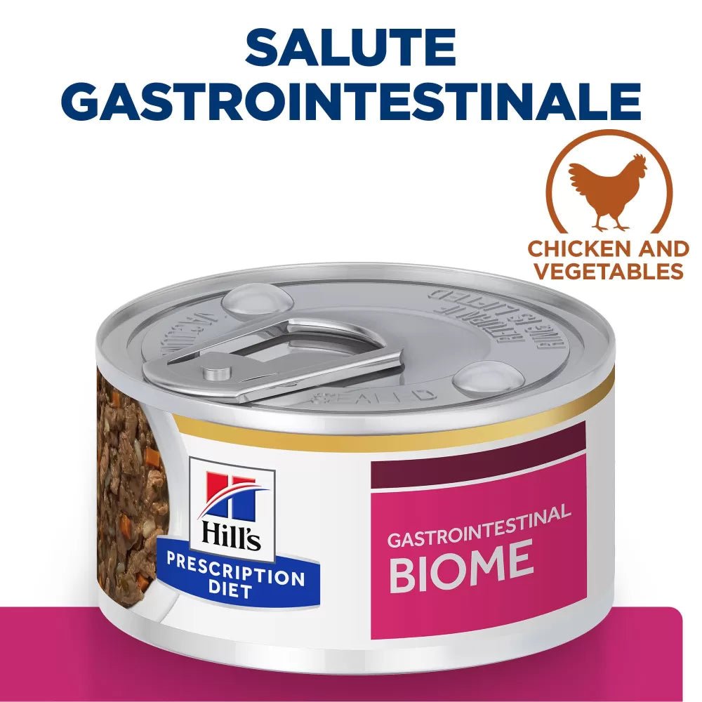 Hill's Science Plan - Hill'S Prescription Diet Gastrointestinal Biome Umido Gatti Adulti Pollo E Verdure Multipack 24X82Gr - Animalmania Store