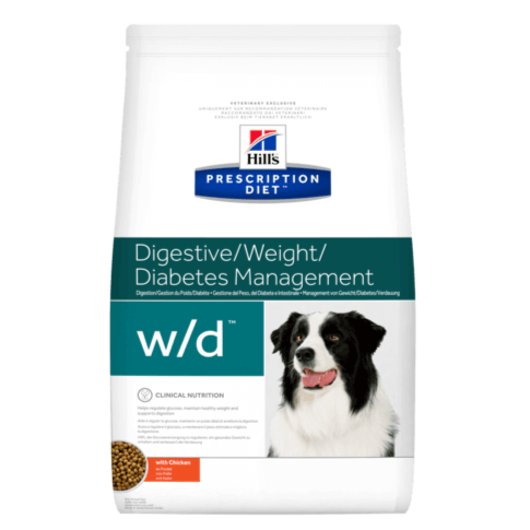 HILL'S Prescription Diet w / d Digestive / Weight / Diabetes Management 10 kg