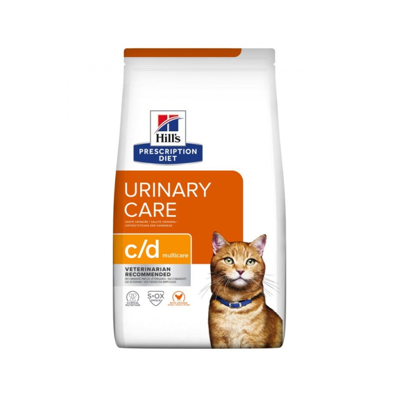 Hill's Prescription Diet c/d Multicare Urinary Care gatto al pollo sacco 8 kg, crocchette dietetiche urinarie