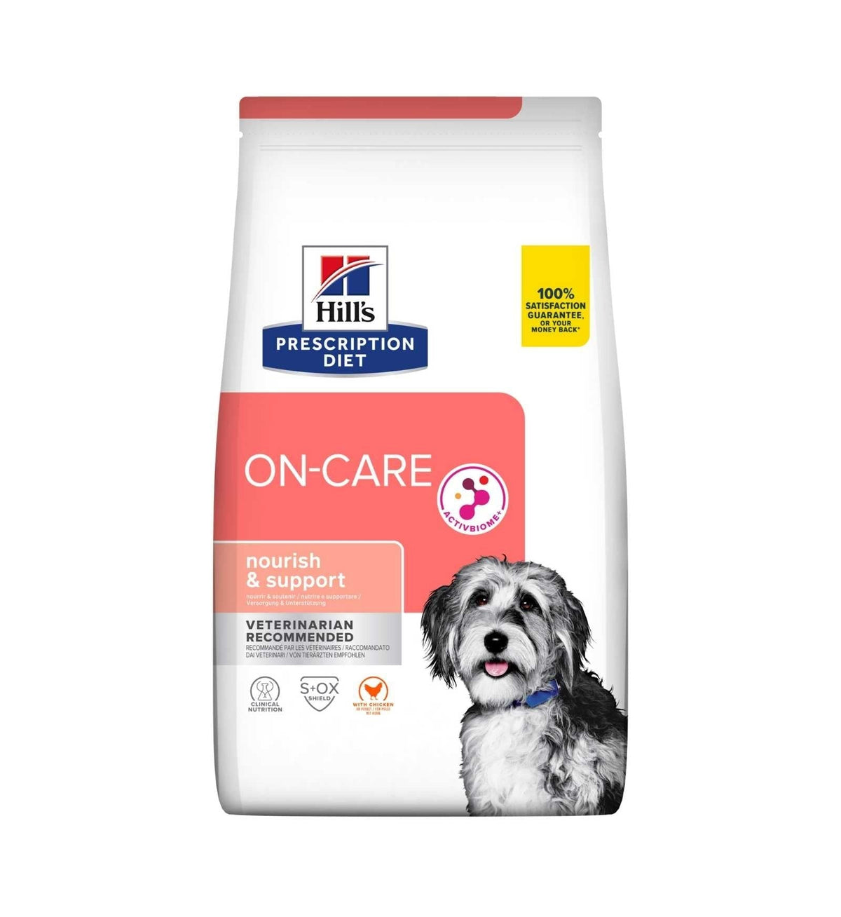 Hill's Prescription Diet ON-Care cane al pollo sacco 10 kg, crocchette dietetiche