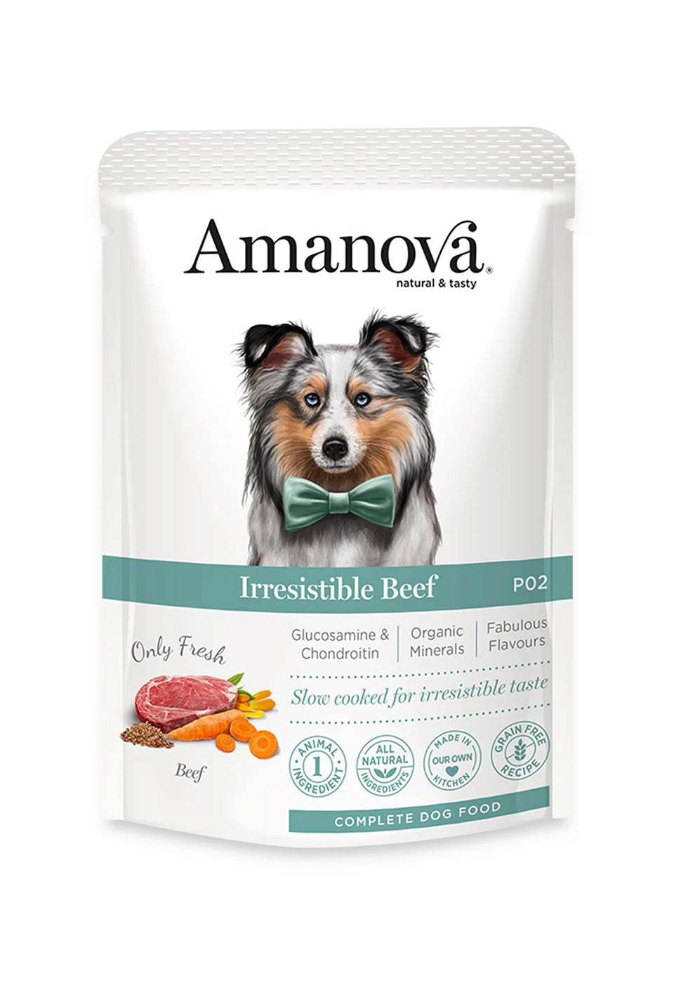 Amanova Cibo Per Cani Pouch 100gr