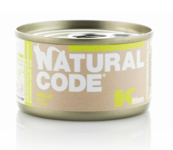 Natural Code Kitten Cibo Umido Lattina 85gr