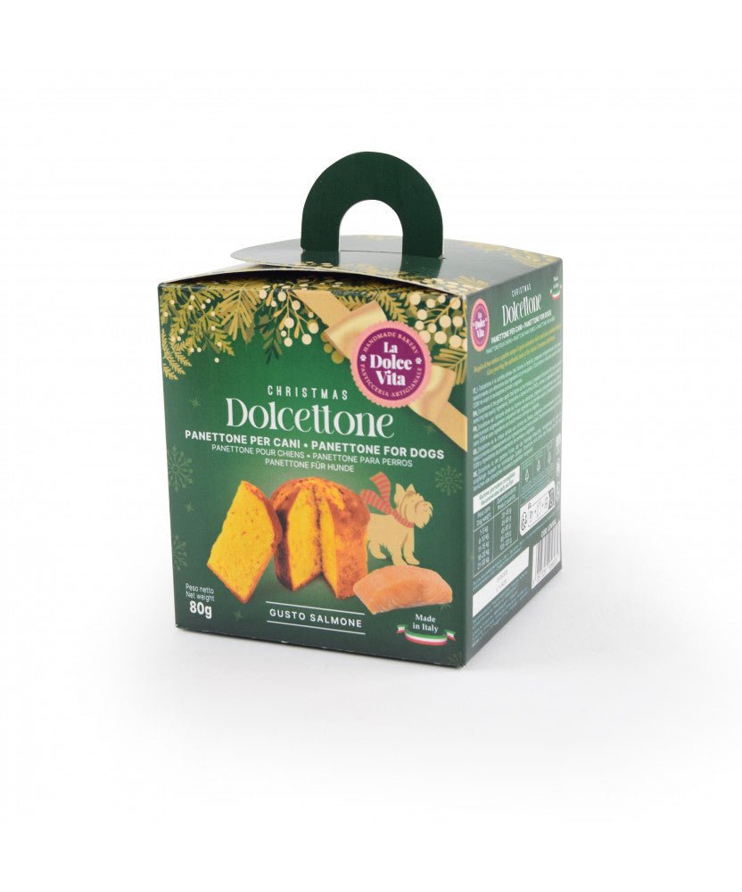 LEOPET - Leopet Dolcettone - Panettone Per Cani Salmone - Animalmania Store