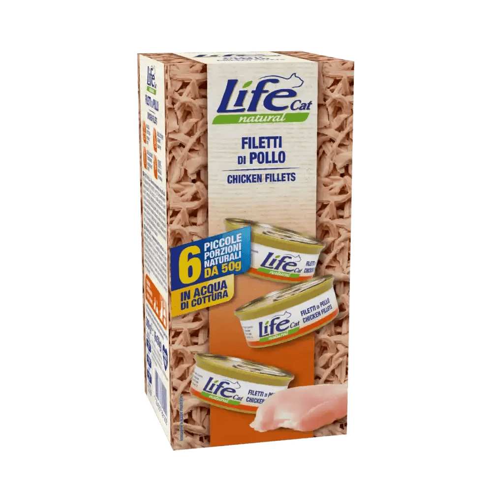 LIFE PET CARE - Life Cat Natural Multipack Per Gatti 6X50 Gr - Animalmania Store