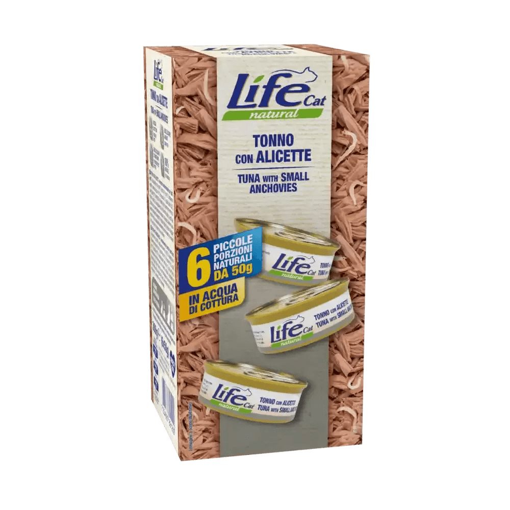 LIFE PET CARE - Life Cat Natural Multipack Per Gatti 6X50 Gr - Animalmania Store