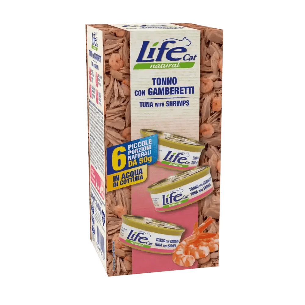 LIFE PET CARE - Life Cat Natural Multipack Per Gatti 6X50 Gr - Animalmania Store