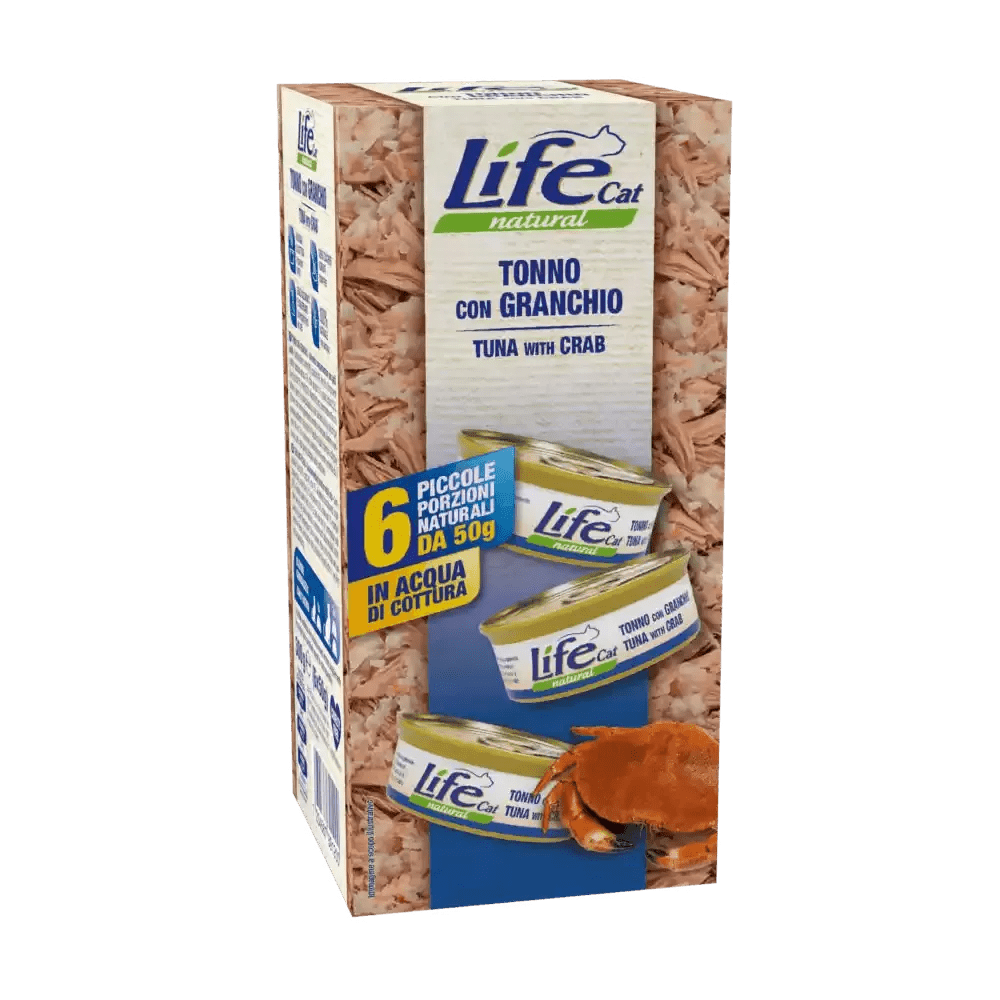 LIFE PET CARE - Life Cat Natural Multipack Per Gatti 6X50 Gr - Animalmania Store