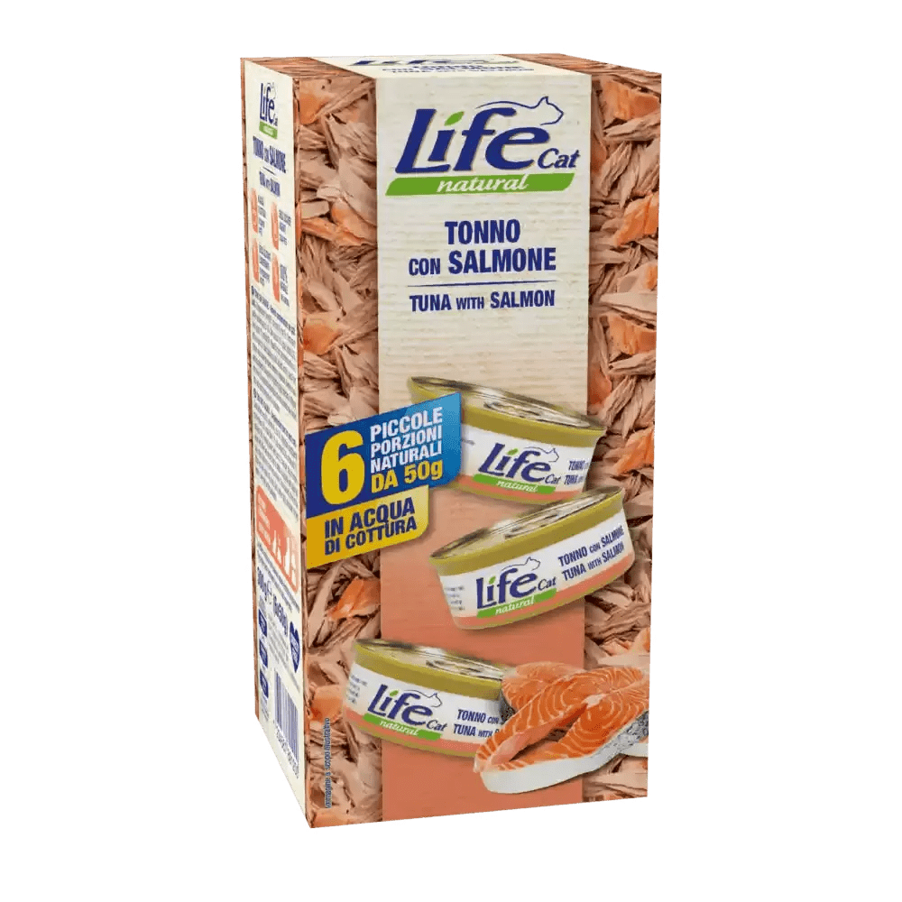 LIFE PET CARE - Life Cat Natural Multipack Per Gatti 6X50 Gr - Animalmania Store