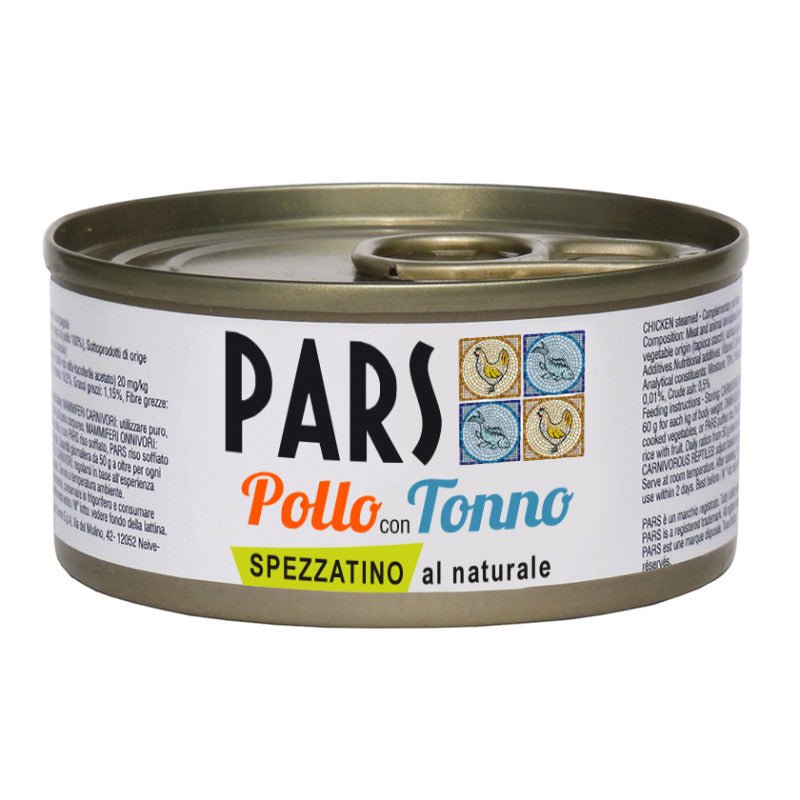 Pars - Pars Spezzatino Al Naturale 70gr - Animalmania Store