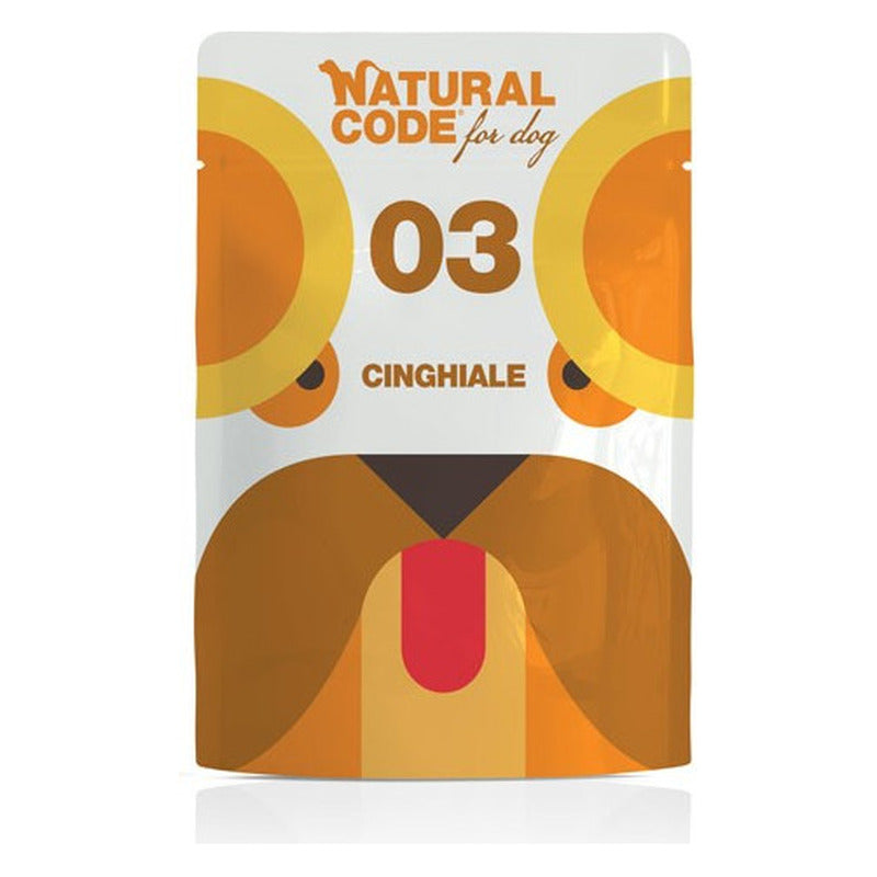 Natural Code Dog Busta 300 g - Umido per Cani - P03 Cinghiale