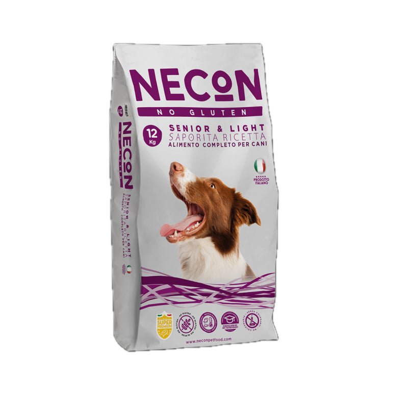 Necon Pet Food - Necon No Gluten Senior & Light Saporita Ricetta - Animalmania Store