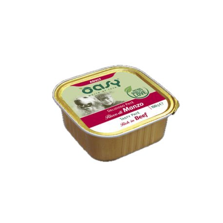 Oasy - Oasy Cane Adulto Delizioso Paté 150G - Animalmania Store