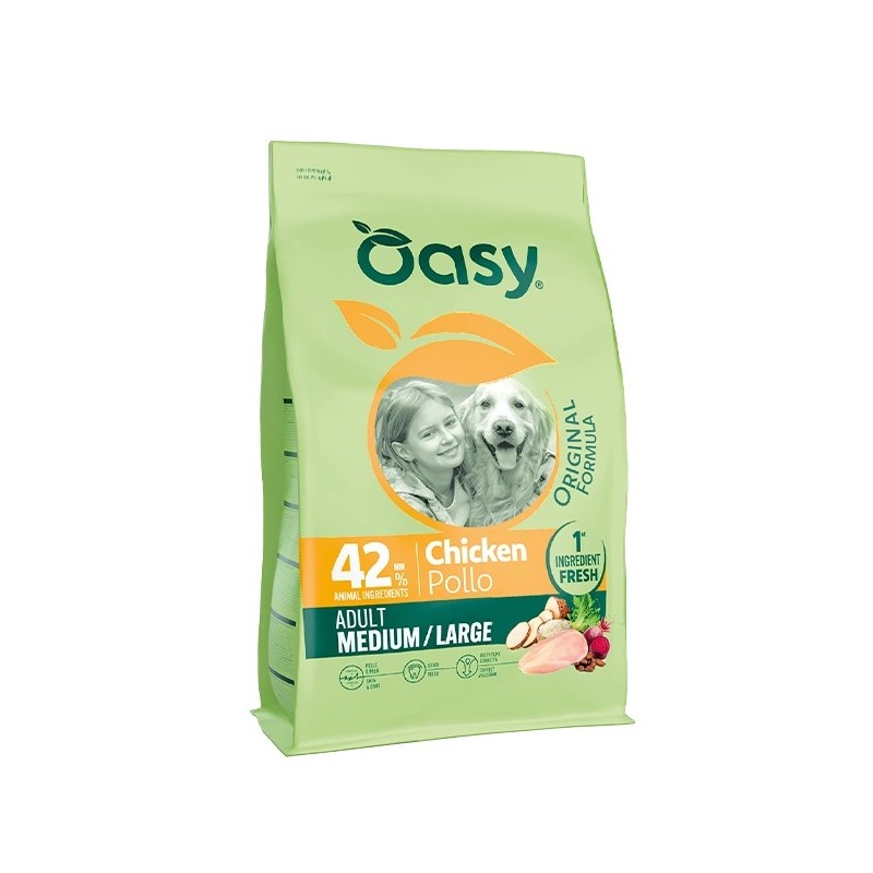 Oasy Cane Original Formula Pollo 10 kg