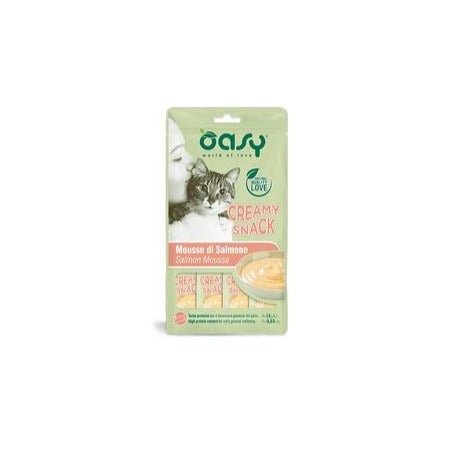 Oasy - Oasy Gatto Snack Creamy Mousse Cf. (4X15) Gr - Animalmania Store