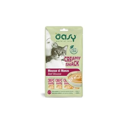 Oasy - Oasy Gatto Snack Creamy Mousse Cf. (4X15) Gr - Animalmania Store