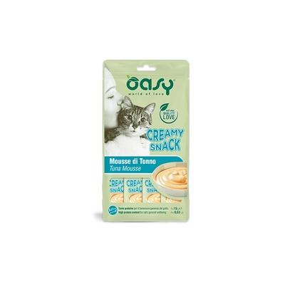 Oasy - Oasy Gatto Snack Creamy Mousse Cf. (4X15) Gr - Animalmania Store