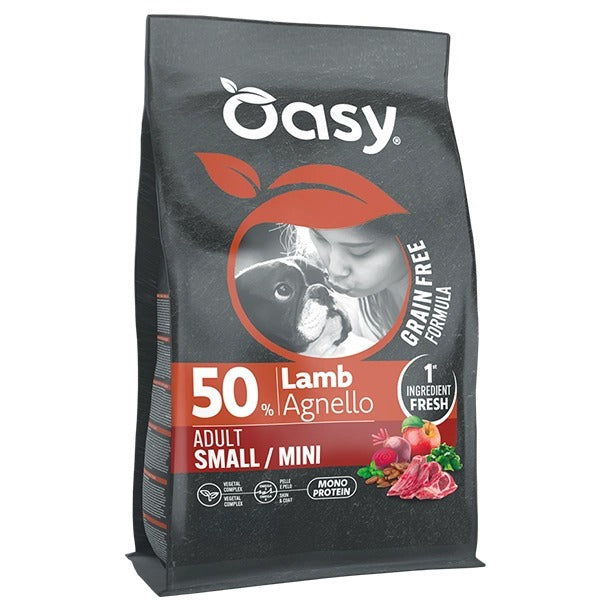 Oasy Cane Grain Free Adult Small/Mini Agnello