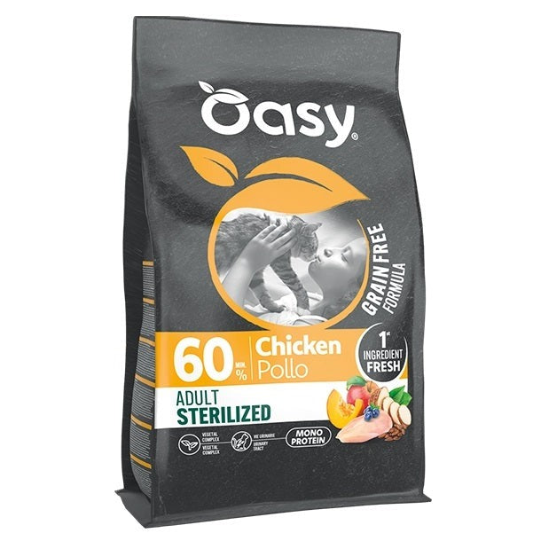 Oasy Gatto Grain Free Adult Sterilized Pollo 6 kg