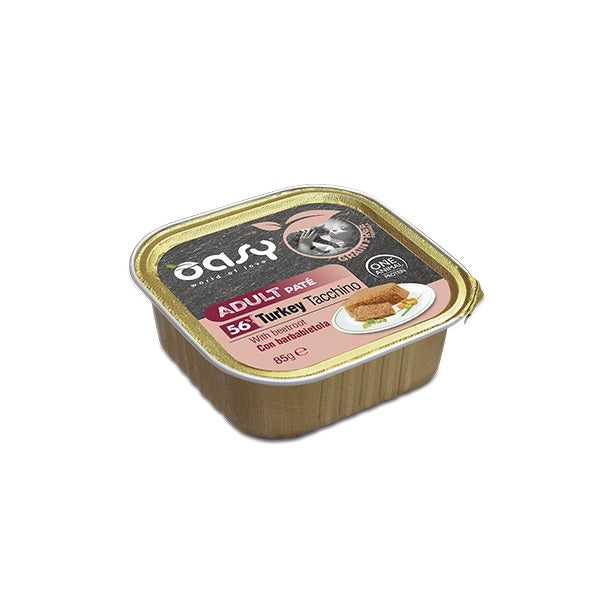Oasy Gatto Grain Free Adult Umido 85 g Tacchino Con Barbabietola