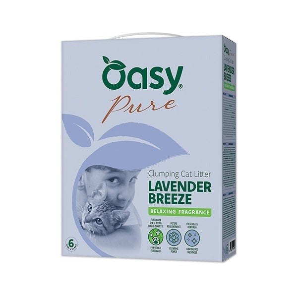 Oasy Lettiera Minerale Pure Lavender Breeze 6 l