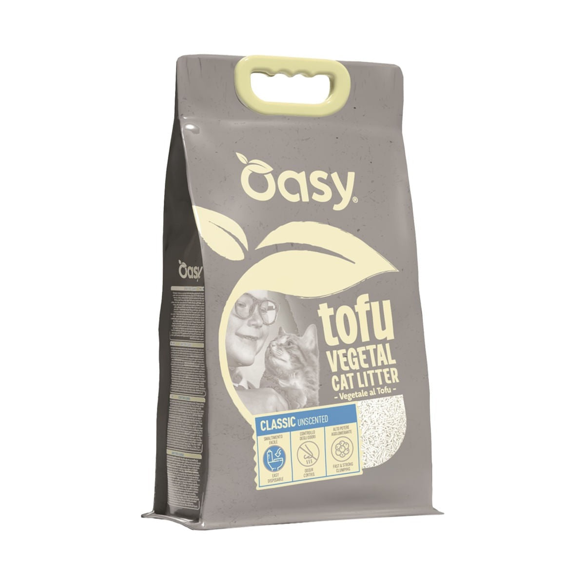 Oasy Lettiera Vegetale Tofu Classic Unscented 6 l