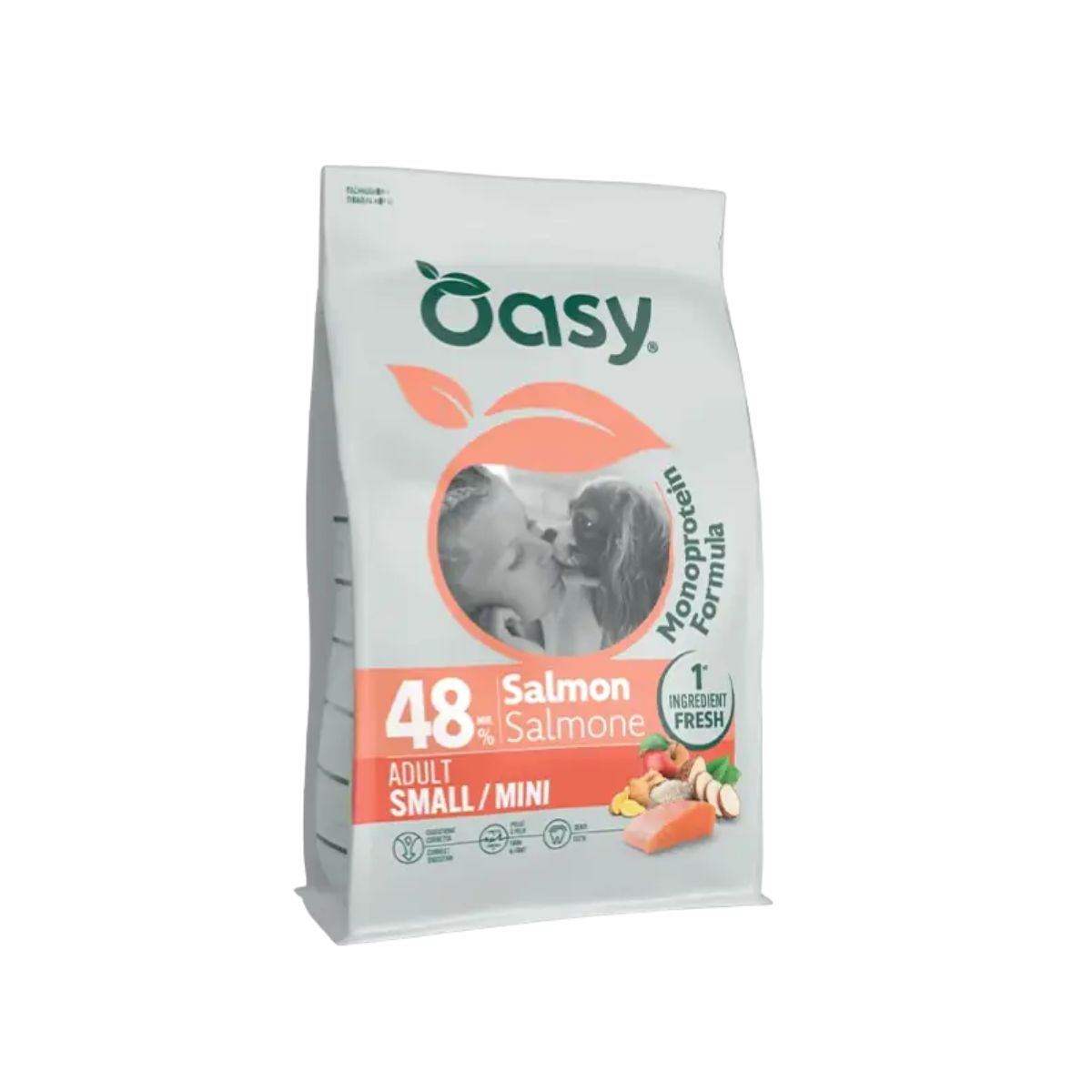 Oasy Cane Monoproteico Adult Small/Mini Salmone 6 kg