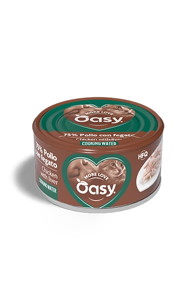 Oasy Gatto More Love Adult Lattina 70 g Pollo Con Fegato