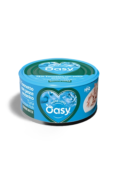 Oasy Gatto More Love Adult Lattina 70 g Tonnetto Con Pesce Oceanico
