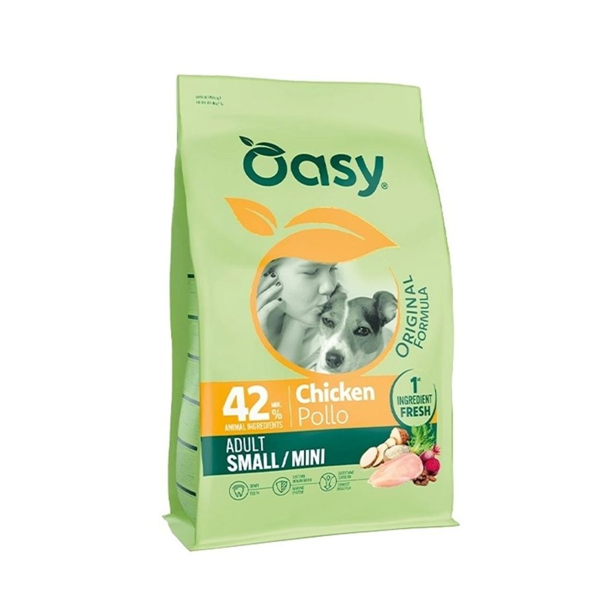 Oasy Cane Original Adult Small/Mini Pollo