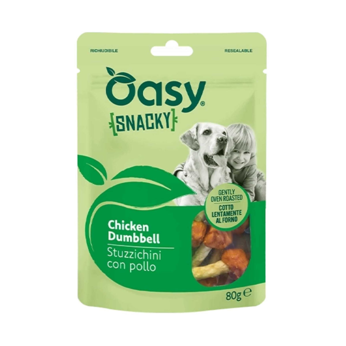 Oasy Cane Snacky 80 g Stuzzichini Con Pollo