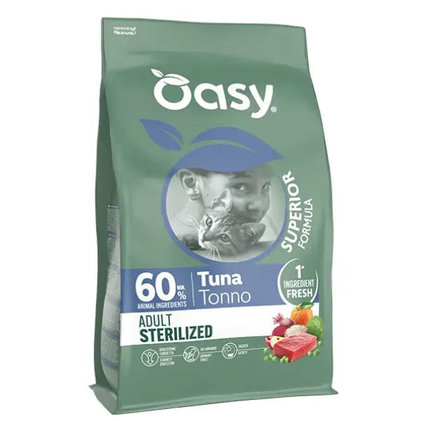 Oasy Gatto Superior Adult Sterilized Tonno