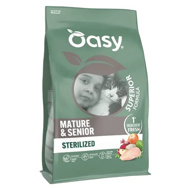 Oasy Gatto Superior Senior Sterilized Pollo