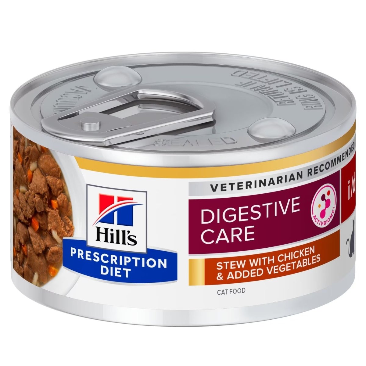 Hill's Prescription Diet - Hill's PRESCRIPTION DIET i/d spezzatino per gatti con pollo e verdure aggiunte Multipack 24x85gr - Animalmania Store