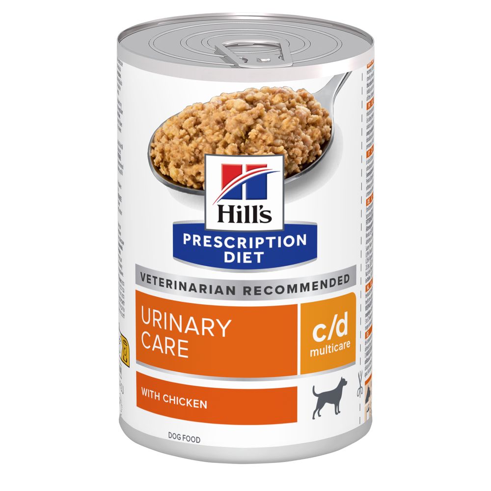 Hill's Science Plan - Hill's PRESCRIPTION DIET c/d Multicare alimento per cani con pollo Patè Multipack 370grx12 - Animalmania Store