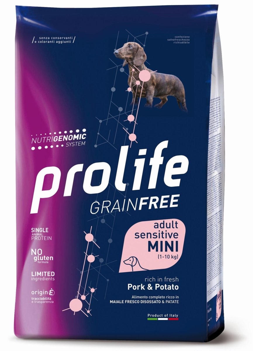 Prolife - Prolife Cane Grain Free Adult Sensitive Pork & Potato - Mini - Animalmania Store