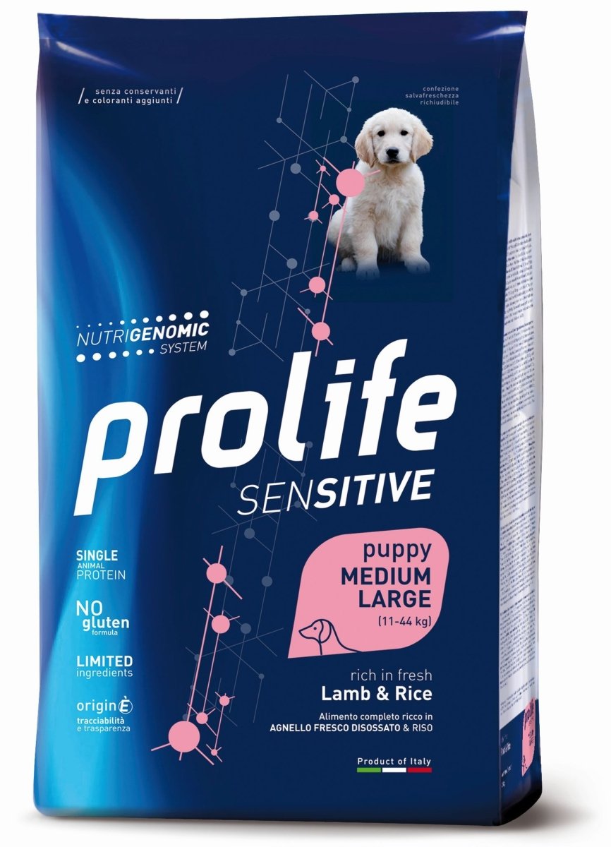 Prolife - Prolife Cane Sensitive Puppy Lamb & Rice - Medium/Large - Animalmania Store