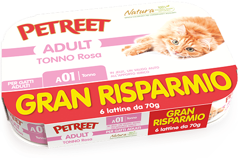 Petreet Natura Multipack 70Gx6 Cibo Unmido Per Gatti