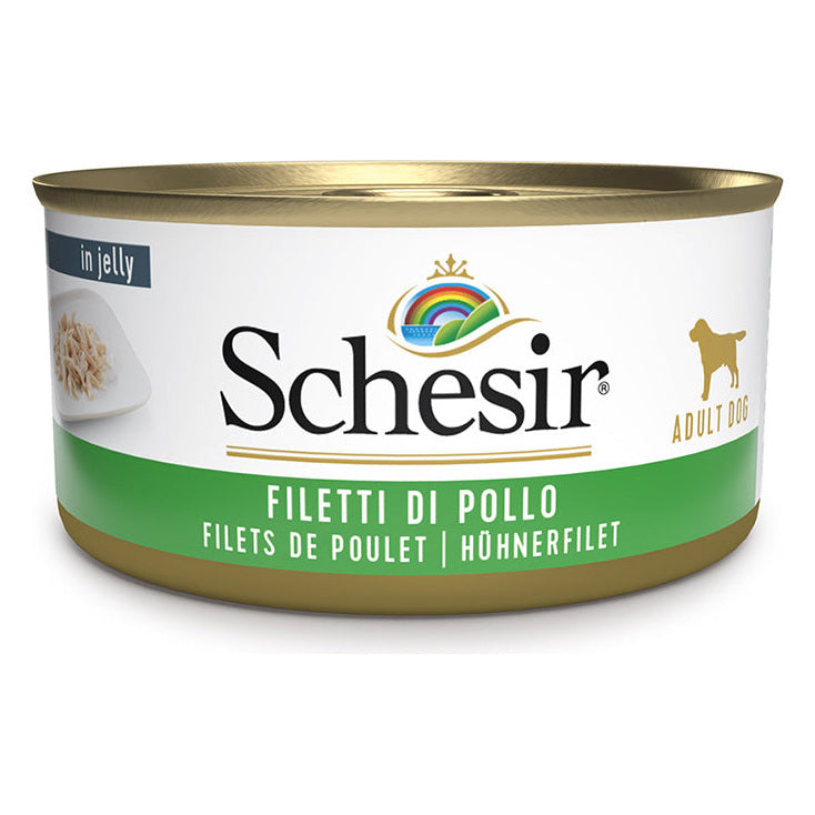 Schesir Cane Complements Lattina 150 g Filetti di Pollo