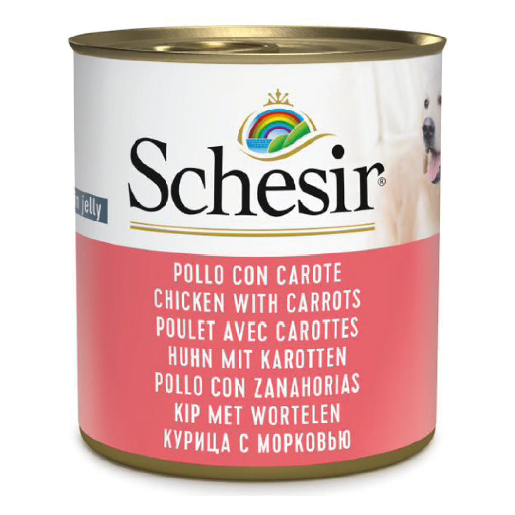 Schesir Cane Complements Lattina 285 g Pollo e Carote