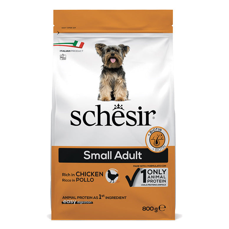 Schesir Cane Dry Original Small 800 g Mantenimento Pollo