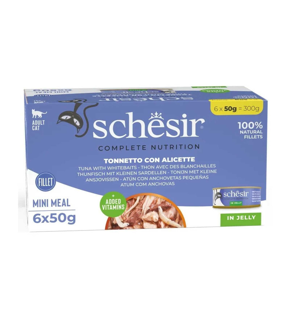 Schesir 6x50 g Tonnetto con Alicette