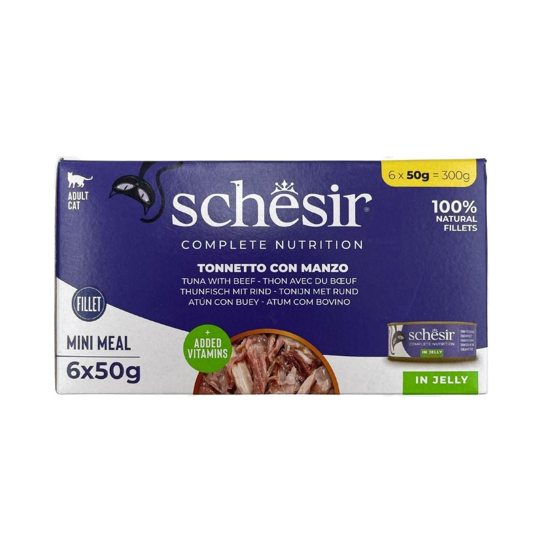Schesir 6x50 g Tonnetto con Manzo