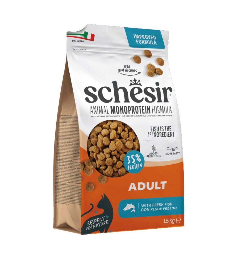 Schesir Monoprotein Adult Pesce 400 g, retro
