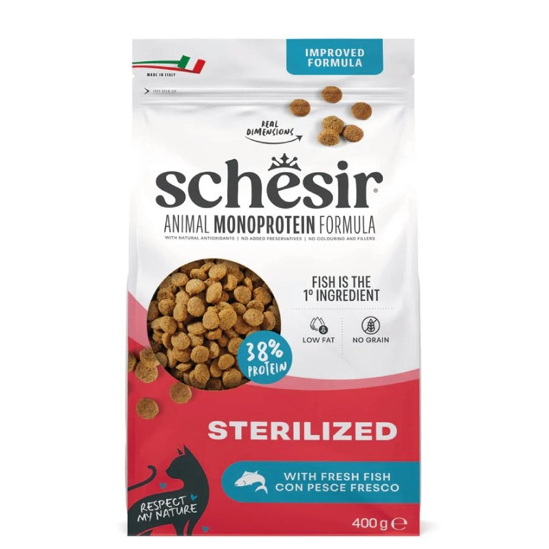Schesir Animal Monoprotein Formula sacco 400 g per gatti
