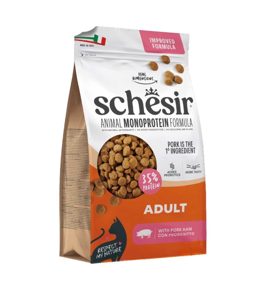 Schesir Monoprotein Adult Prosciutto 400 g, retro