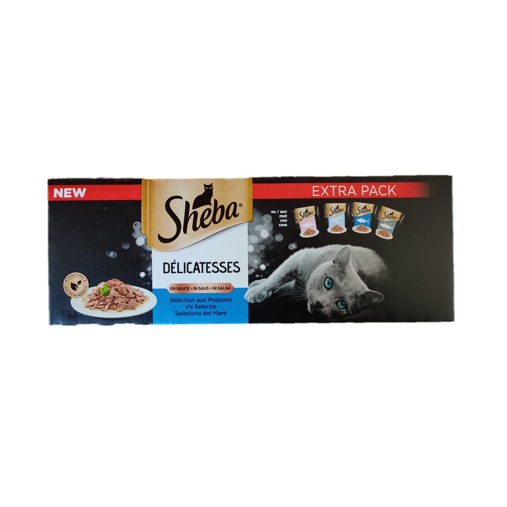 Sheba - Sheba Délicatesses In Salsa Selezione Del Mare 40x85Gr - Animalmania Store