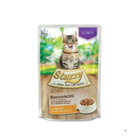 STUZZY - Struzzy Cat Bocconcini Sterilized 85Gr - Animalmania Store