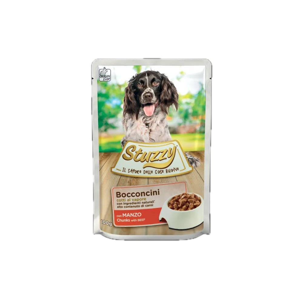 STUZZY - Stuzzy Dog Bocconcini Busta 100gr - Animalmania Store